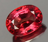 Чистейший красно-оранжевый сапфир 1,1 карат 