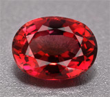 Чистейший красно-оранжевый сапфир 1,1 карат 
