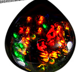 Черный опал 6,11 карат 