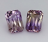 Пара аметринов 13,98 карат 