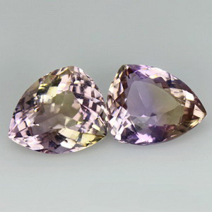 Пара аметринов 10,38 карат