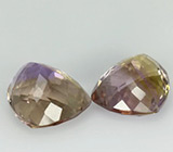 Пара аметринов 10,38 карат 