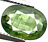 Зеленый сапфир 4,08 карат 