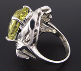 Эффектное кольцо с цитрином Серебро 925