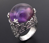 Филигранное кольцо со сливовым аметистом Серебро 925