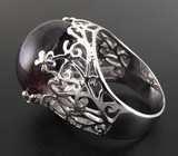 Филигранное кольцо со сливовым аметистом Серебро 925