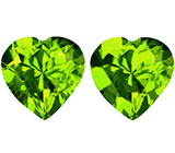 Пара перидотов 4,02 карат 