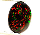 Черный опал 3,76 карат 