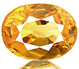 Золотистый сапфир 1,08 карат 