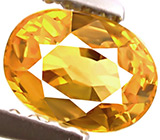 Золотистый сапфир 1,08 карат 