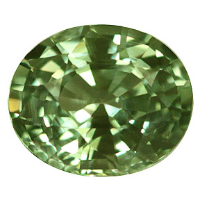 Зеленый сапфир 1,34 карат