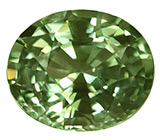 Зеленый сапфир 1,34 карат 