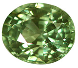 Зеленый сапфир 1,34 карат 