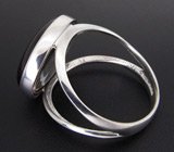 Кольцо со звездчатым сапфиром