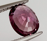 Чистейшая пурпурно-розовая шпинель 1,44 карат 