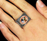 Кольцо с мексиканским болдер опалом 5,5 карат Серебро 925