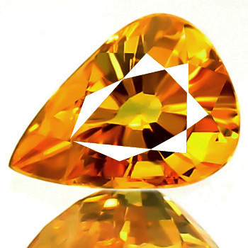 Золотистый cапфир 1,1 карат