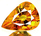 Золотистый cапфир 1,1 карат 