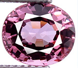 Розовая шпинель 2,42 карат 