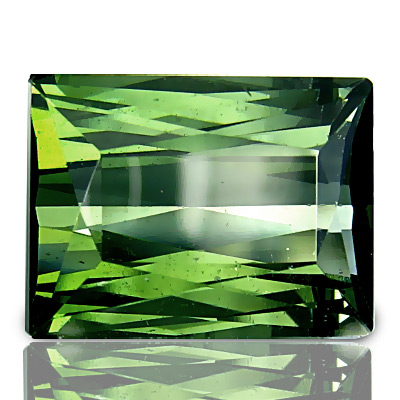 Крупный зеленый турмалин 13,12 карат