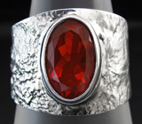 Кольцо с мексиканским огненным опалом 4 карат Серебро 925