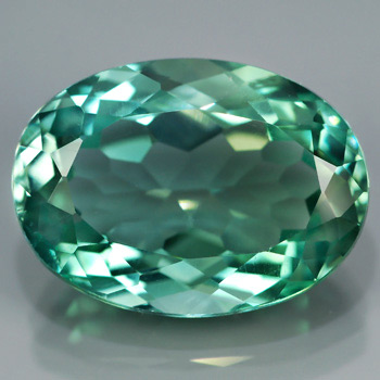 Зеленовато-голубой топаз 15,57 карат