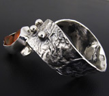 Кольцо с мексиканским огненным опалом 2,5 карат Серебро 925