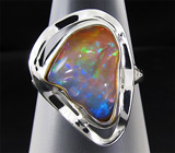Кольцо с эфиопским опалом 4,5 карат Серебро 925