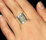 Кольцо с эфиопским опалом 3,5 карат Серебро 925