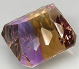 Аметрин лазерной огранки 12 карат 