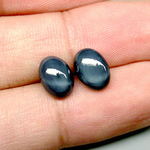 Пара звездчатых сапфиров 5,01 карат