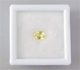 Желтый cапфир 0,6 карат 