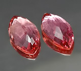 Пара сапфиров падпараджа 1,68 карат 