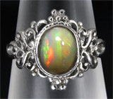 Кольцо с эфиопским опалом Серебро 925