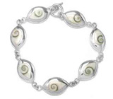 Браслет с раковинами SHIVA Серебро 925