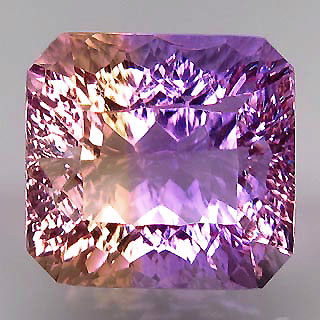 Чистейший аметрин лазерной огранки 12,39 карат