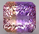 Чистейший аметрин лазерной огранки 12,39 карат 