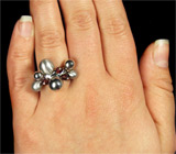 Кольцо из коллекции "Miracle" с турмалинами Серебро 925