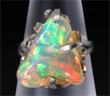 Кольцо с эфиопским опалом 10 карат Серебро 925