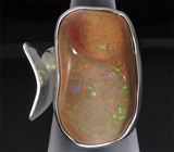 Кольцо с эфиопским опалом 28 карат Серебро 925