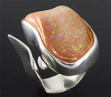 Кольцо с эфиопским опалом 28 карат Серебро 925