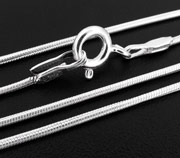 Серебряная цепочка 460 мм/1 мм Серебро 925