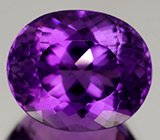 Кулон с уругвайским аметистом