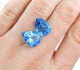 Пара топазов 19,5 карат 