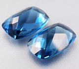 Пара топазов 9,04 карат 