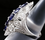 Великолепное кольцо с иолитами Серебро 925