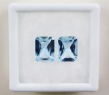 Пара чистейших аквамаринов 2,23 карат 