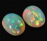 Пара эфиопских опалов 5,07 карат 