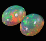 Пара эфиопских опалов 5,07 карат 