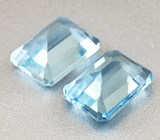 Пара аквамаринов 2,78 карат 